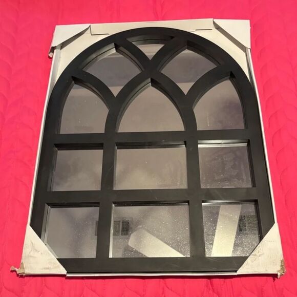 NEW Farmhouse Style Wall Mirror NWT See photos for approximate measurements - Picture 1 of 4